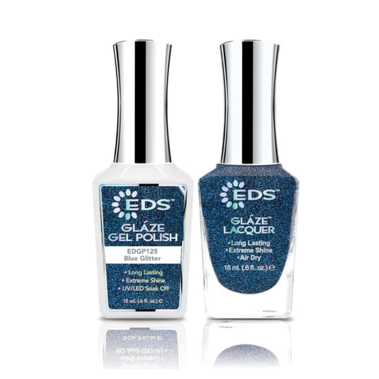 125 Blue Glitter