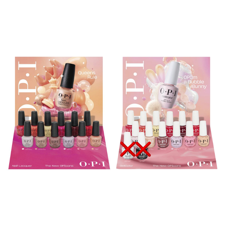 OPI "The New OPIcons 2026" Intelli Gel Collection (12 Colors) + Free Display + Free Sample