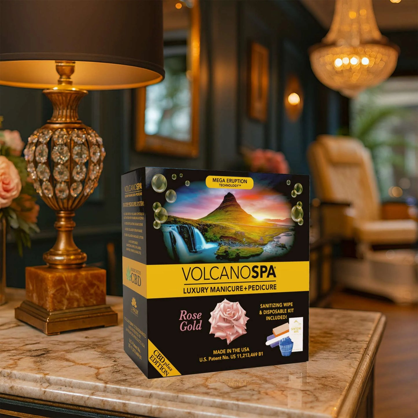 LA PALM VOLCANOSPA CBD+ Pedicure Kit (6 Steps)