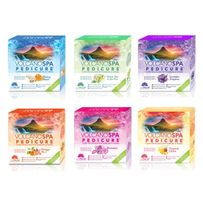 LA PALM VOLCANOSPA in a Box Pedicure Kit (5-6 Step)
