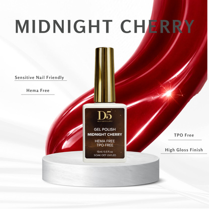 D5 GEL MIDNIGHT CHERY 0.5 oz - HEMA/TPO Free