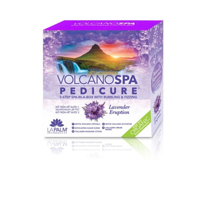 LA PALM VOLCANOSPA in a Box Pedicure Kit (5-6 Step)