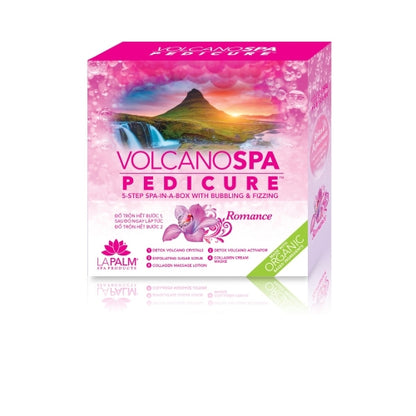 LA PALM VOLCANOSPA in a Box Pedicure Kit (5-6 Step)