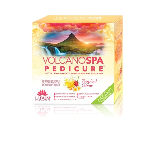 LA PALM VOLCANOSPA in a Box Pedicure Kit (5-6 Step)