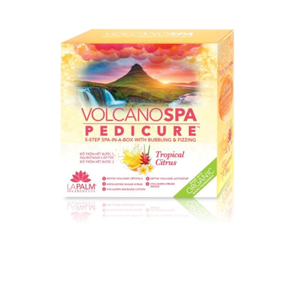 LA PALM VOLCANOSPA in a Box Pedicure Kit (5-6 Step)