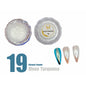 19 Moon Turquoise Chrome