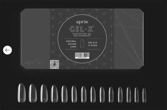 Apres Gel-X Soft Gel Tips - Round L