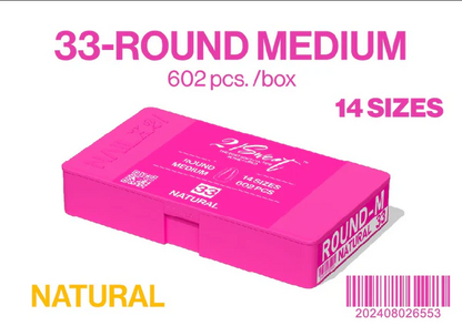 21Sweet - Soft Gel Tips - Round (Short, Medium, Long)