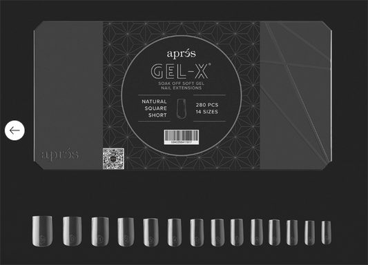 Apres Gel-X Soft Gel Tips - Square S