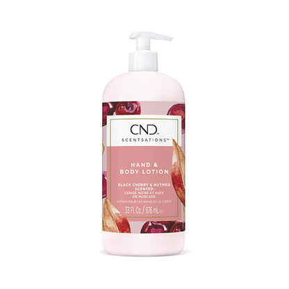CND Hand & Body Lotion - Black cherry & Nutmeg - 33 oz