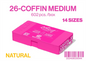 21Sweet - Soft Gel Tips - Coffin M