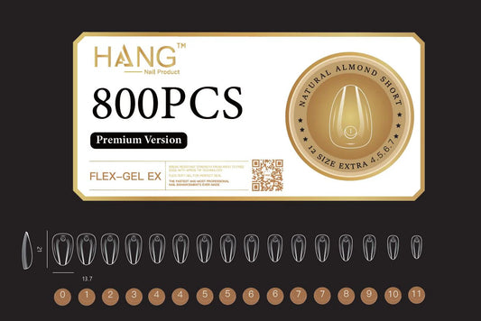 Hang Soft Gel Ex Nail Tip - Almond Short
