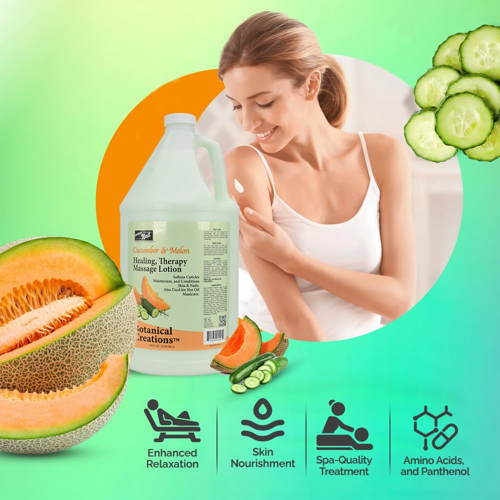 ProNail Cucumber & Melon Healing Therapy Massage Lotion (4 Gallon/Case)