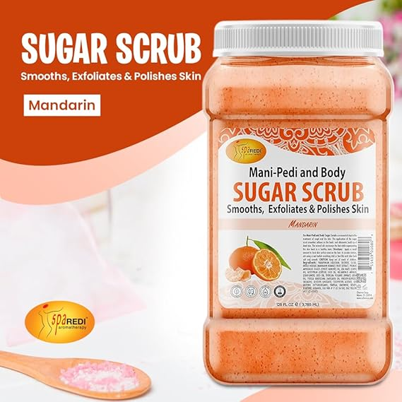 SPA REDI Mandarin Sugar Body Scrub (4 Gallon/Case)