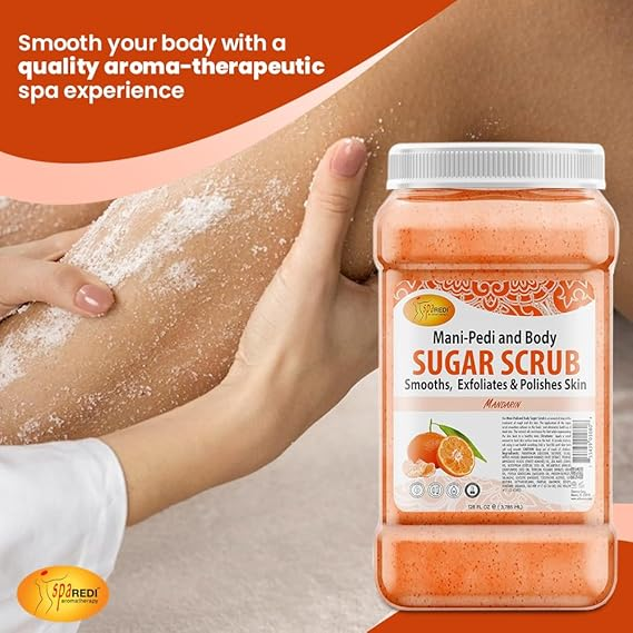 SPA REDI Mandarin Sugar Body Scrub (4 Gallon/Case)