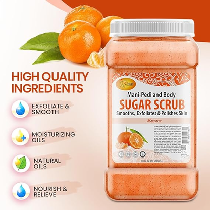 SPA REDI Mandarin Sugar Body Scrub (4 Gallon/Case)