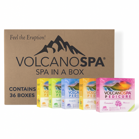 LA PALM Volcano Spa Pedicure 6 Steps (36 Kits/Case)