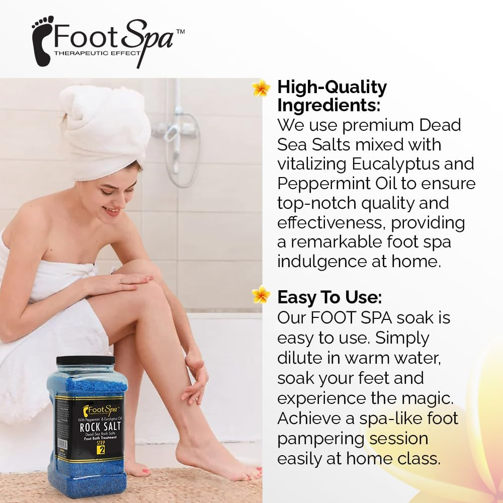 Foot Spa Step 2 - Pedicure Rock Salt (Gallon)