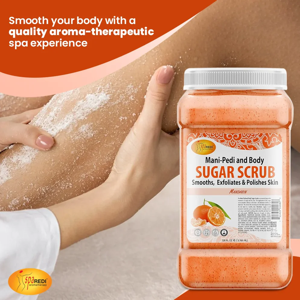 SPA REDI - Mandarin Sugar Scrub Glow (128oz)