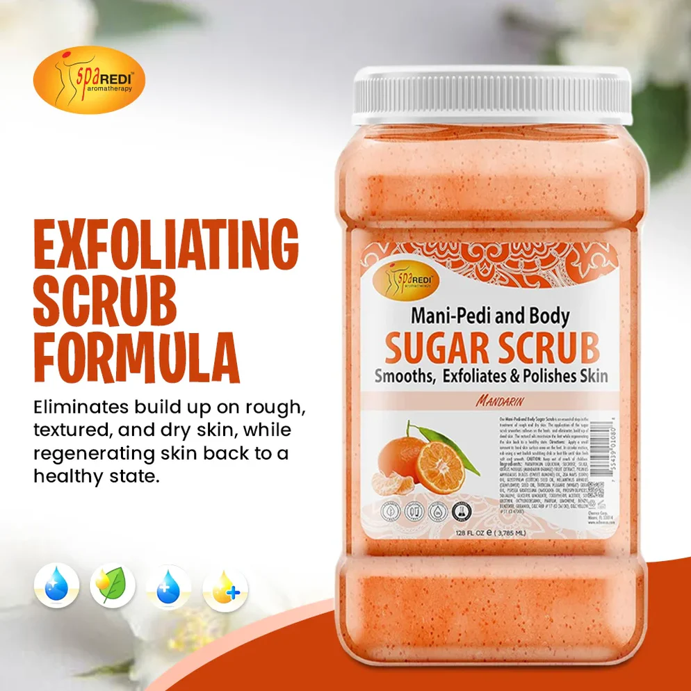 SPA REDI - Mandarin Sugar Scrub Glow (128oz)
