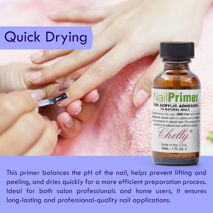 Chelly Nail Acrylic & Gel Acid-Free Primer (30ml)