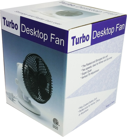 Turbo Desktop Fan 4"
