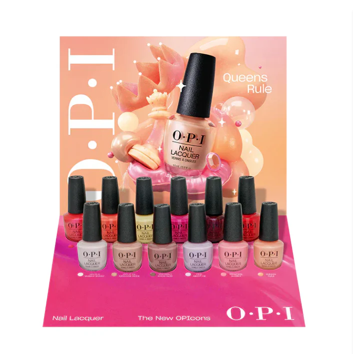 OPI "The New OPIcons 2026" Nail Lacquer Collection (12 Colors) + Free Display + Free Sample