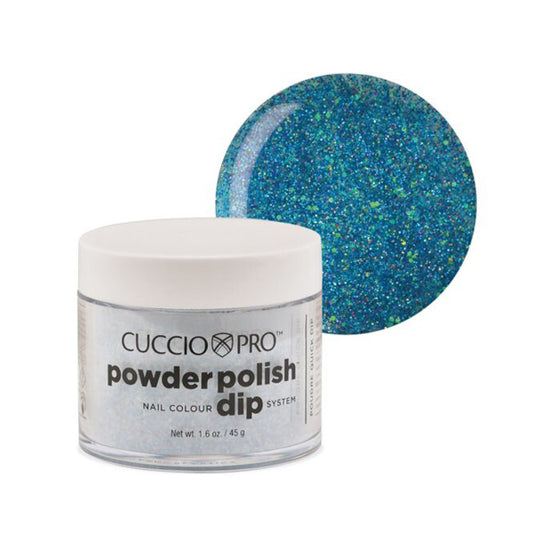 Cuccio Pro Dipping Powder #5570 Light Blue Glitter