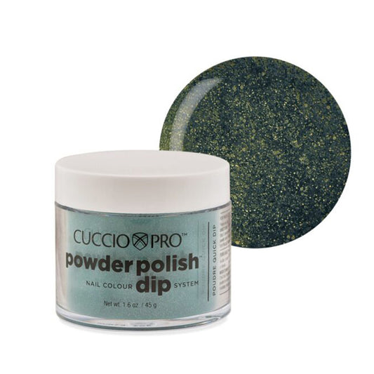 Cuccio Pro Dipping Powder #5595 Purple with Red Glitter