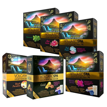 LA PALM VOLCANOSPA CBD+ Pedicure Kit (6 Steps)
